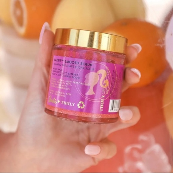 New Truly Barbie™ Smooth Scrub Foaming Pre Shave Sugar Scrub - Picture 4 of 6